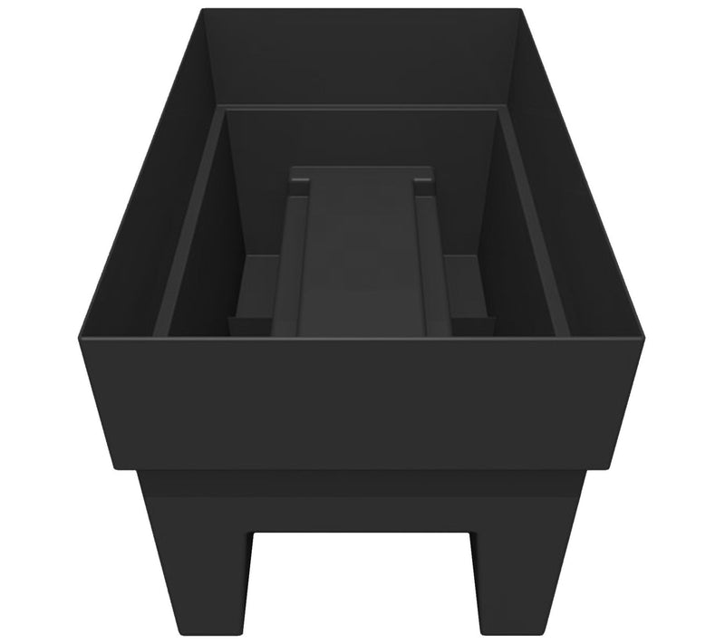 Bloem Finley Deck Rail Rectangle Planter: 24" — View 8