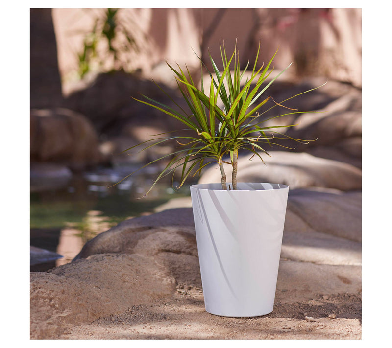 Bloem Tall Finley Tapered Round Planter: 14" — View 8