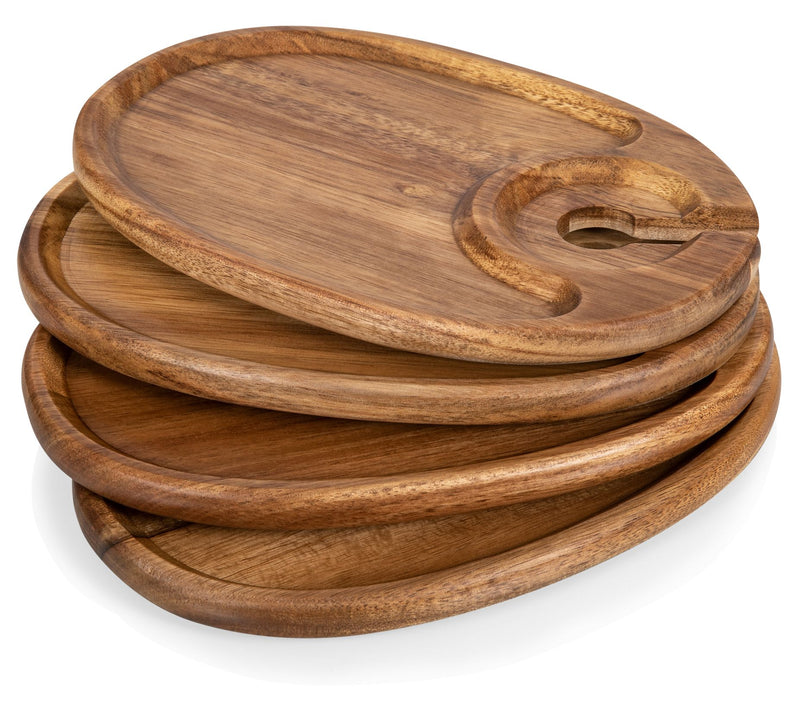 Toscana MLB Wine Appetizer 4 Plate Set — View 2