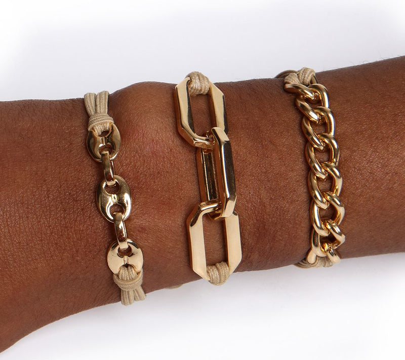 Maya J Jewelry Set of 9 Designer Hair Tie Bracelets — View 11