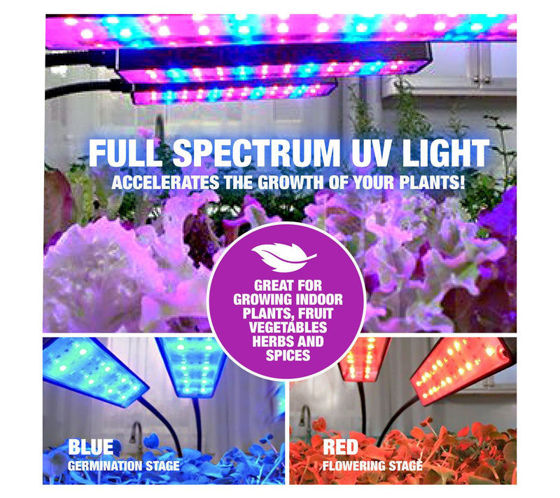 Bell + Howell Bionic Grow Flexible Indoor GrowLight 4 Heads — View 6