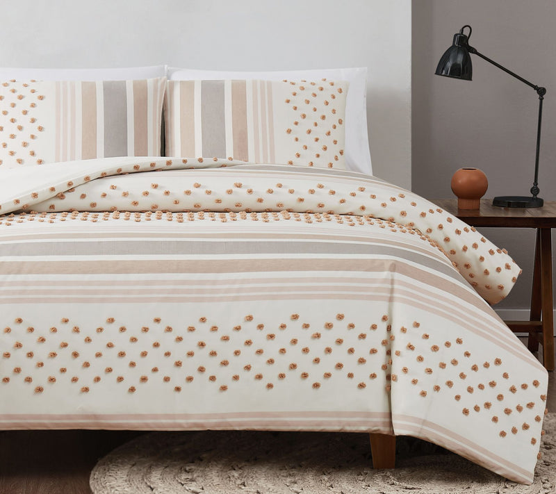 Brooklyn Loom Mia Tufted Texture King Duvet Covr Set — View 6