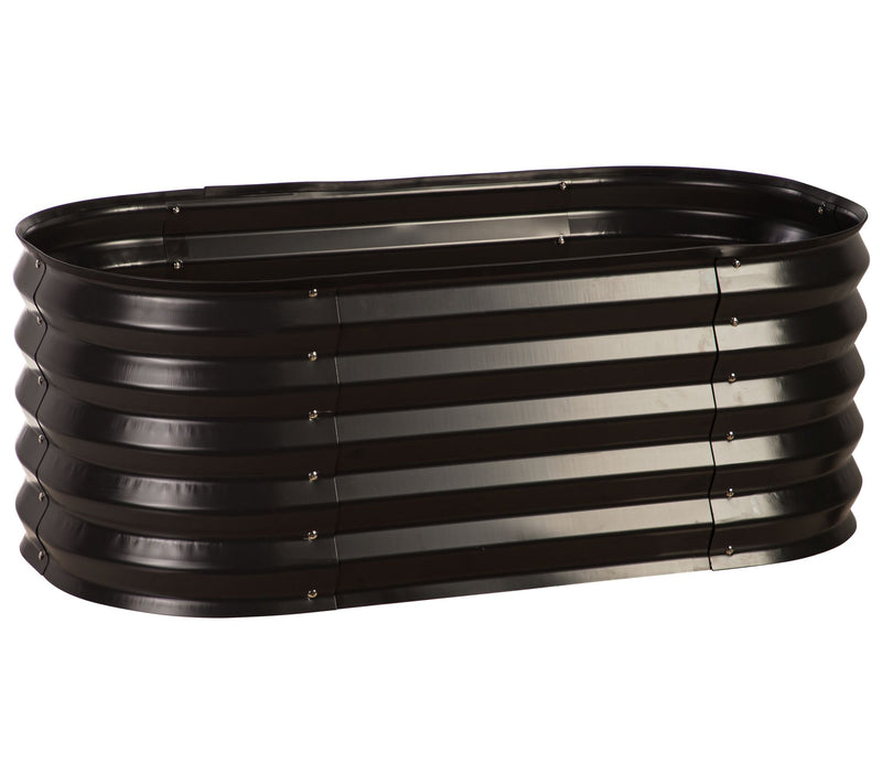 Evergreen Galvanized Steel Garden Bed Large — View 3