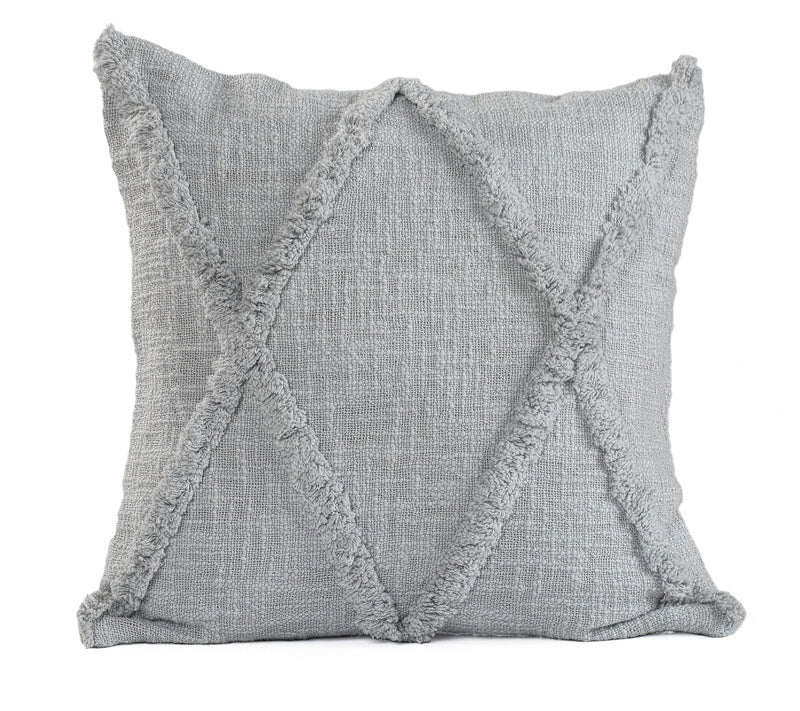 Ox Bay Diamond Tufted Cotton Throw Pillow, 18"x 18" — View 11