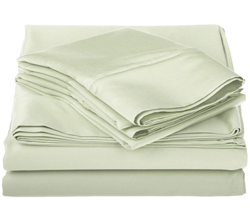 Superior Egyptian Cotton Solid 800-TC Sheet Set- King — View 19