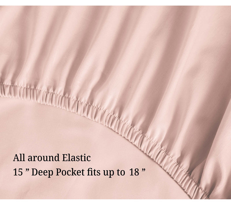 Superior Egyptian Cotton Solid 800-TC Sheet Set- King — View 31