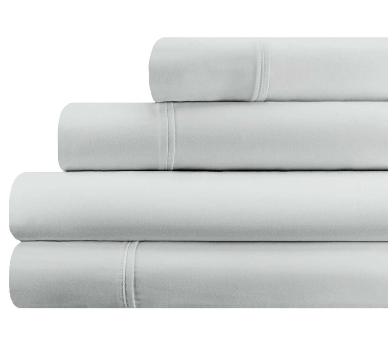 Superior Egyptian Cotton Solid 800-TC Sheet Set- King — View 5