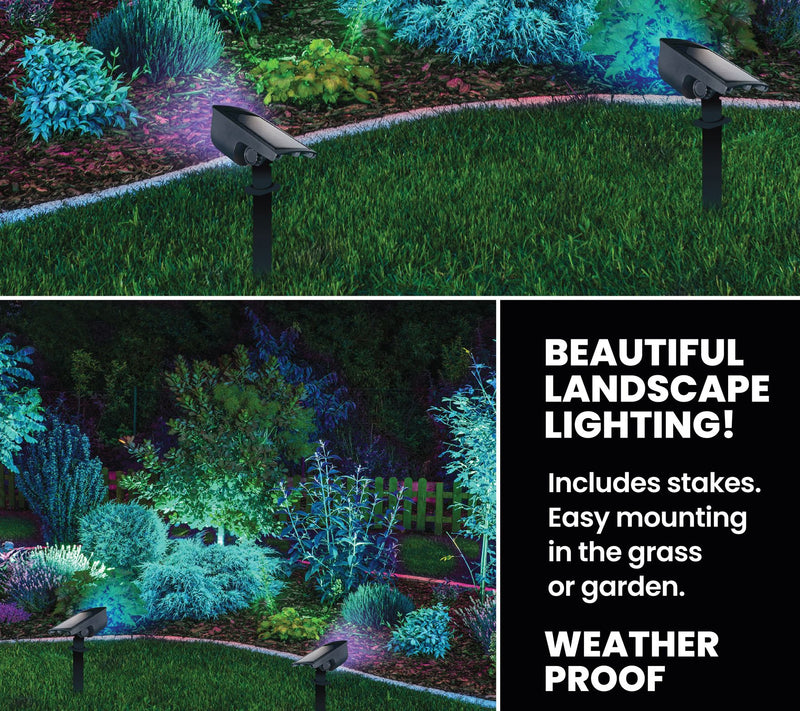 Bell + Howell Solar Powered Color Changing BursLights 8-Pack — View 5