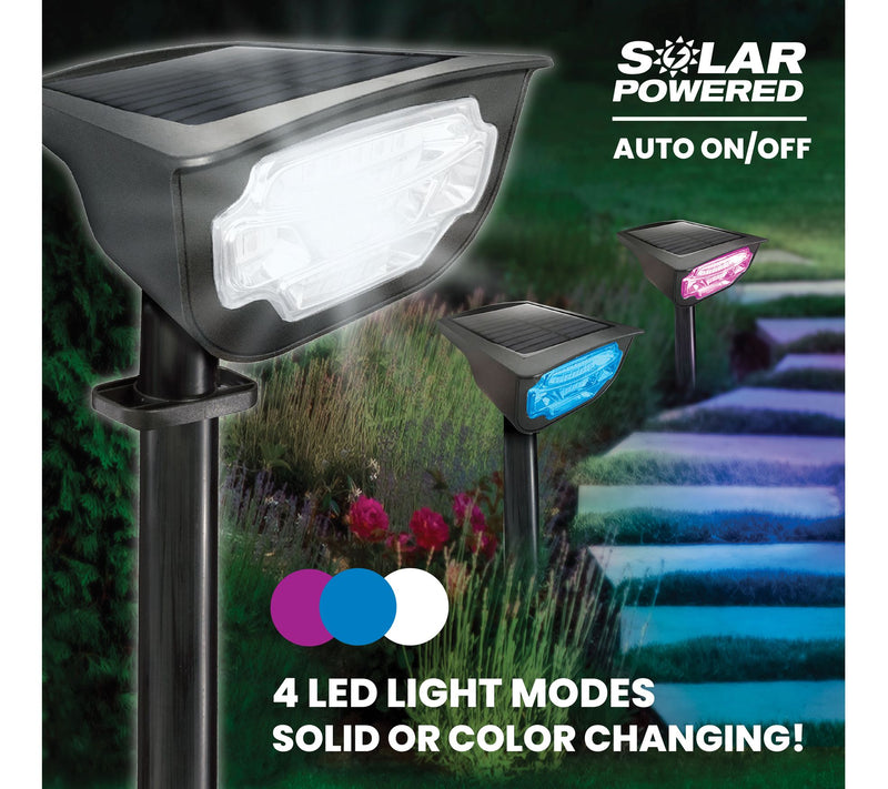 Bell + Howell Solar Powered Color Changing BursLights 8-Pack — View 7