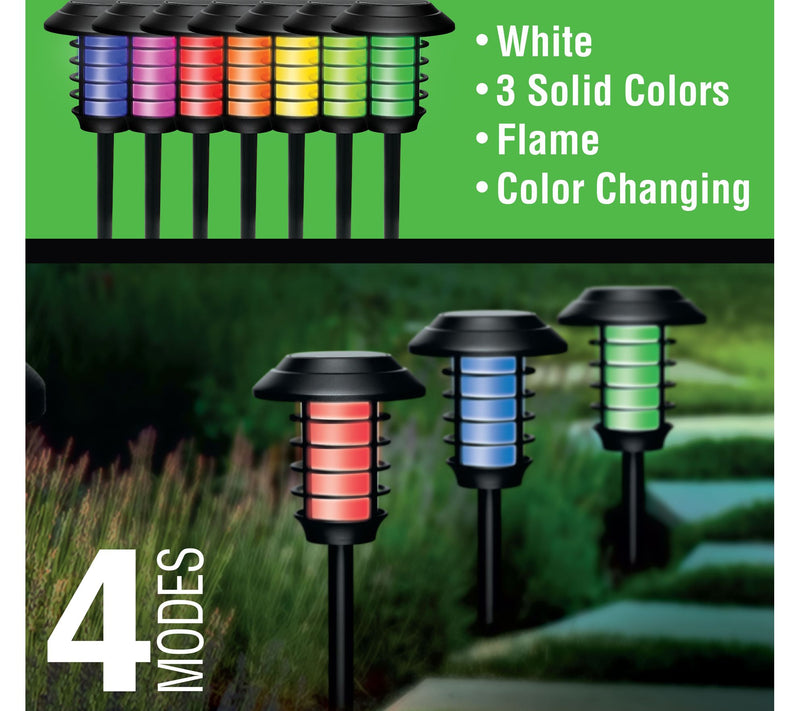 Bell + Howell Color Changing Solar Powered Pathay Lights 8 pk — View 5