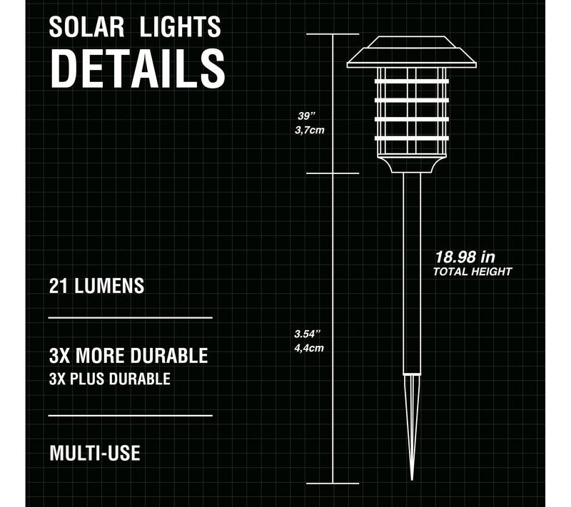 Bell + Howell Color Changing Solar Powered Pathay Lights 8 pk — View 7