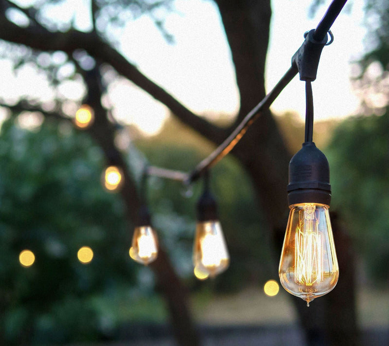 Brightech Ambience Pro Incandescent 40W S19 48' String Lights — View 6