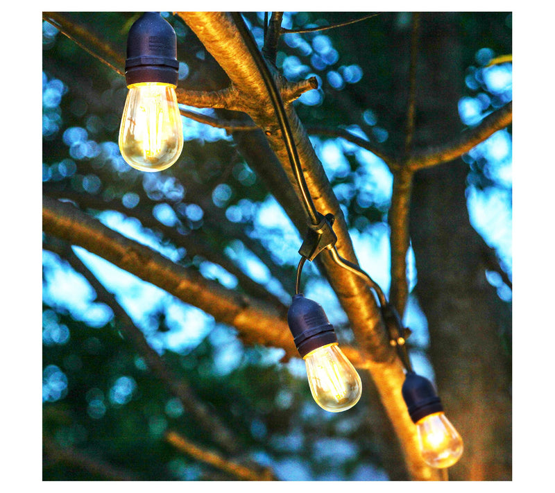 Brightech Ambience Pro LED 2W S14 24' Hanging String Lights — View 7