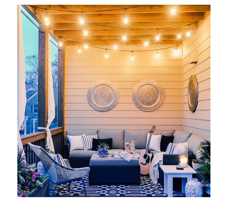 Brightech Ambience Pro LED 2W S14 24' Hanging String Lights — View 4