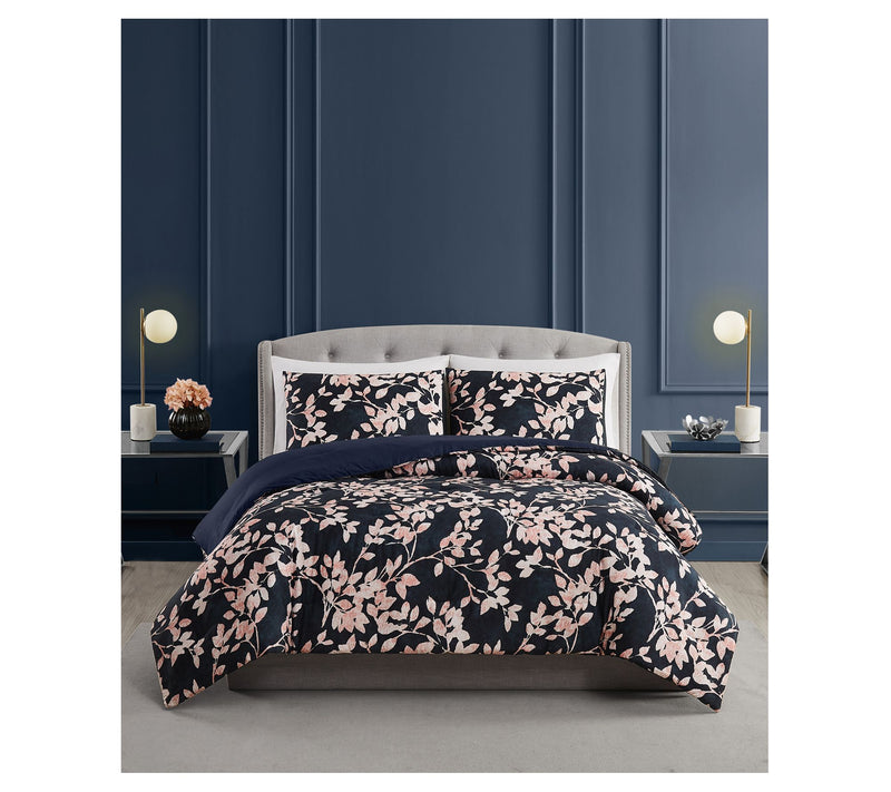 Vince Camuto Amaya Floral 3 Piece Full/Queen Duvet Cover Set — Main view