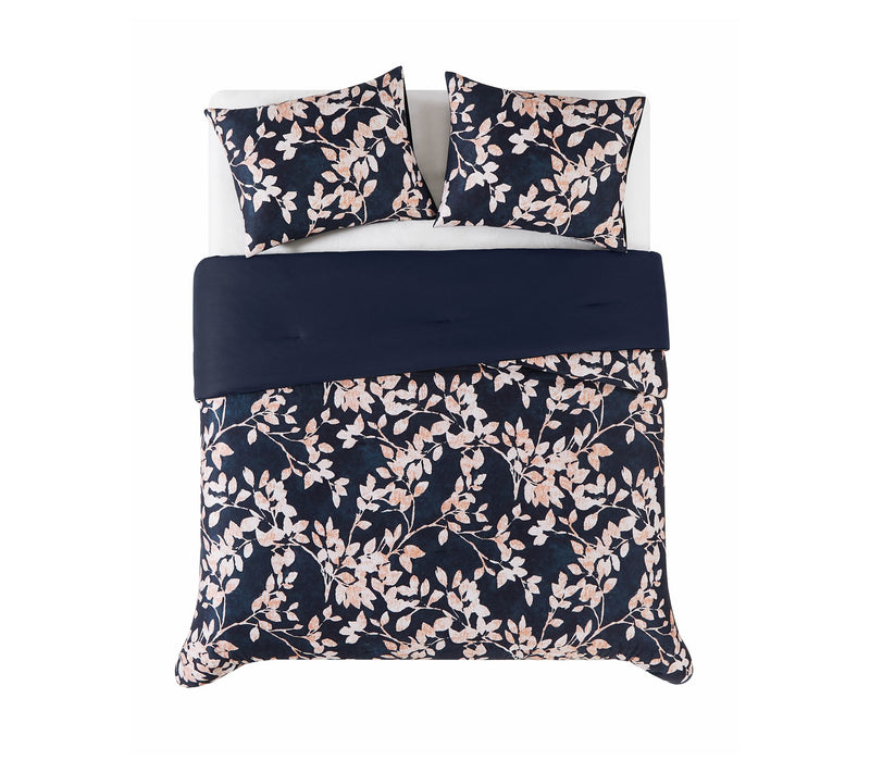 Vince Camuto Amaya Floral 3 Piece Full/Queen Duvet Cover Set — View 5