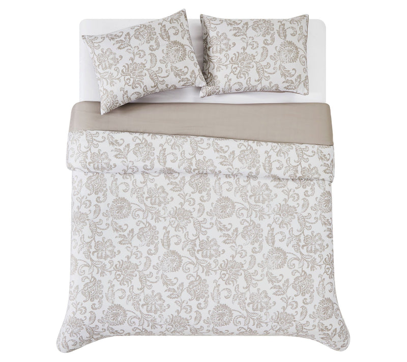 Cannon Sylvana Jacobean King 3 Piece Duvet CoveSet — View 4