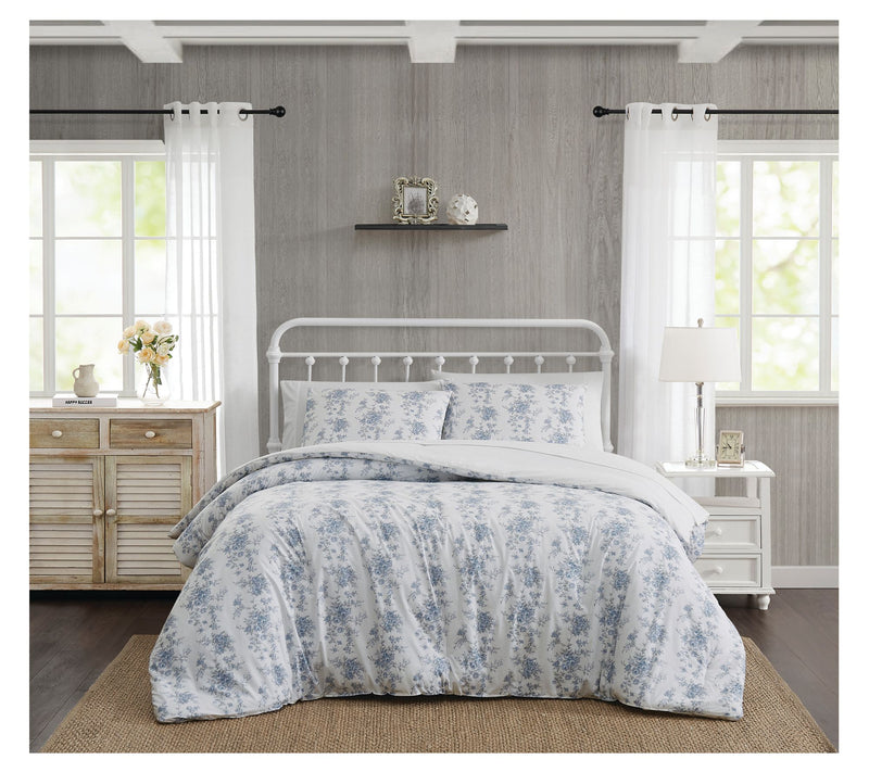 The Farmhouse by Rachel Ashwell BritishRose TwiComforter Set — Main view