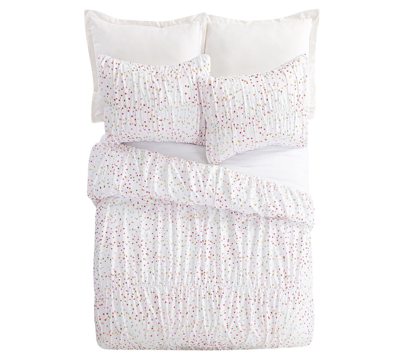 Iridescent Stars Full/Queen Comforter Set - 3-Pece — View 4