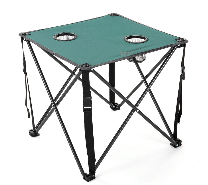 Arrowhead by Compass Home 26" Folding Table with Cup Holders — View 7