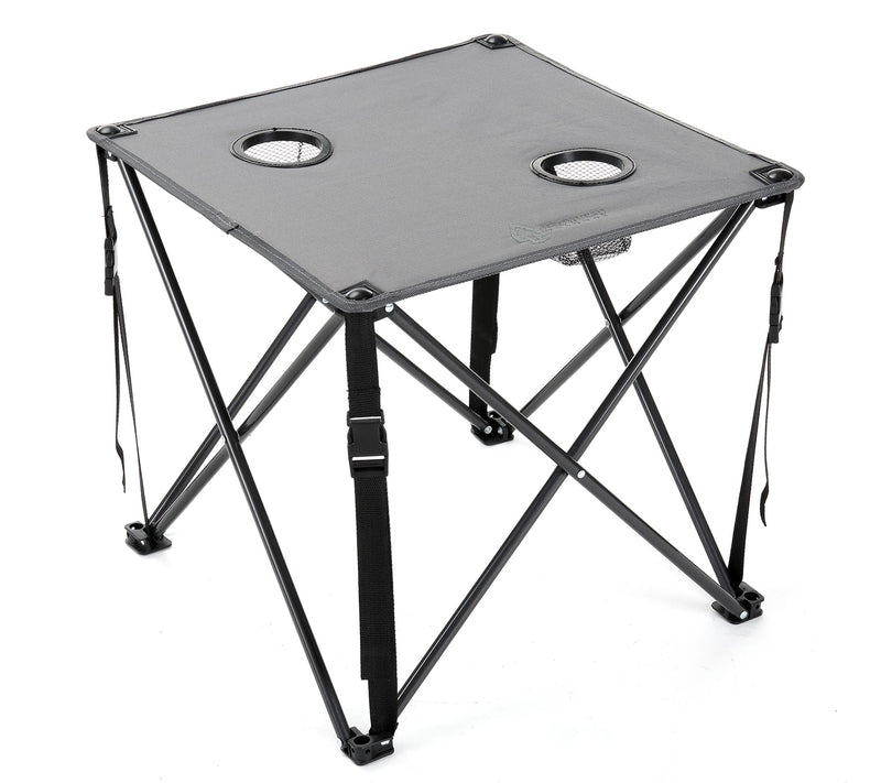 Arrowhead by Compass Home 26" Folding Table with Cup Holders — View 5
