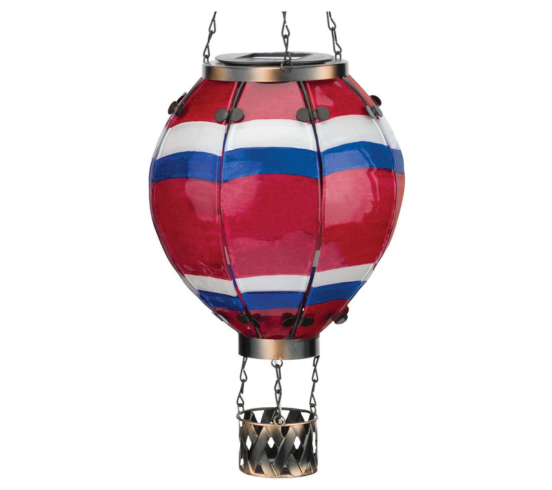 Regal Art & Gift Hot Air Balloon Solar Lantern LG - Stripe — View 4