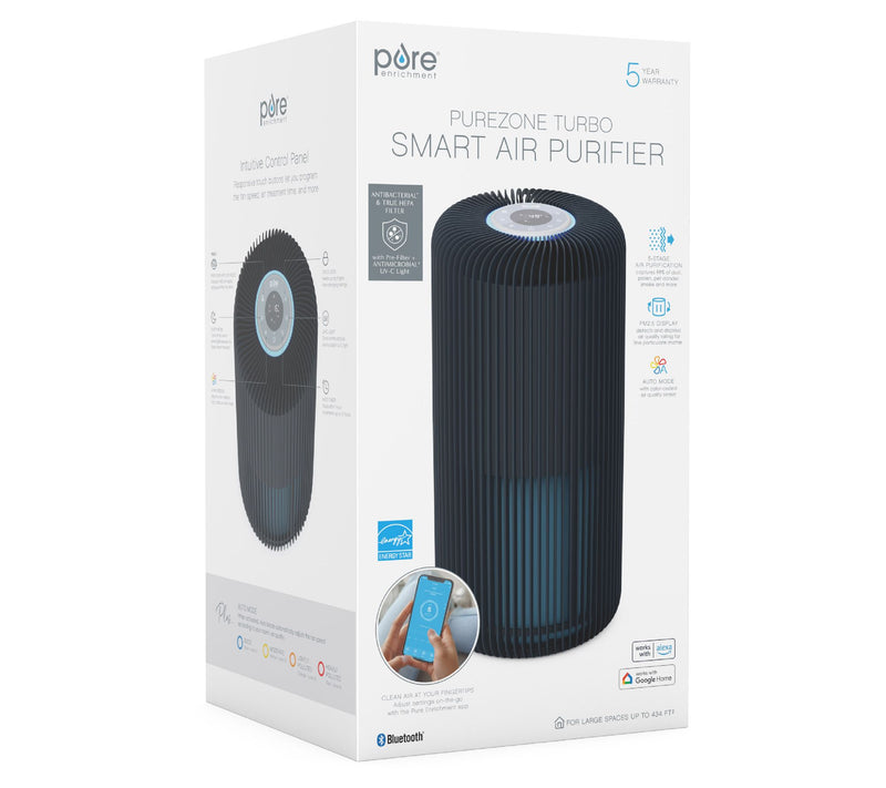 Pure Enrichment Smart 5-in-1 True HEPA Air Purifier w/ UV-C — View 12