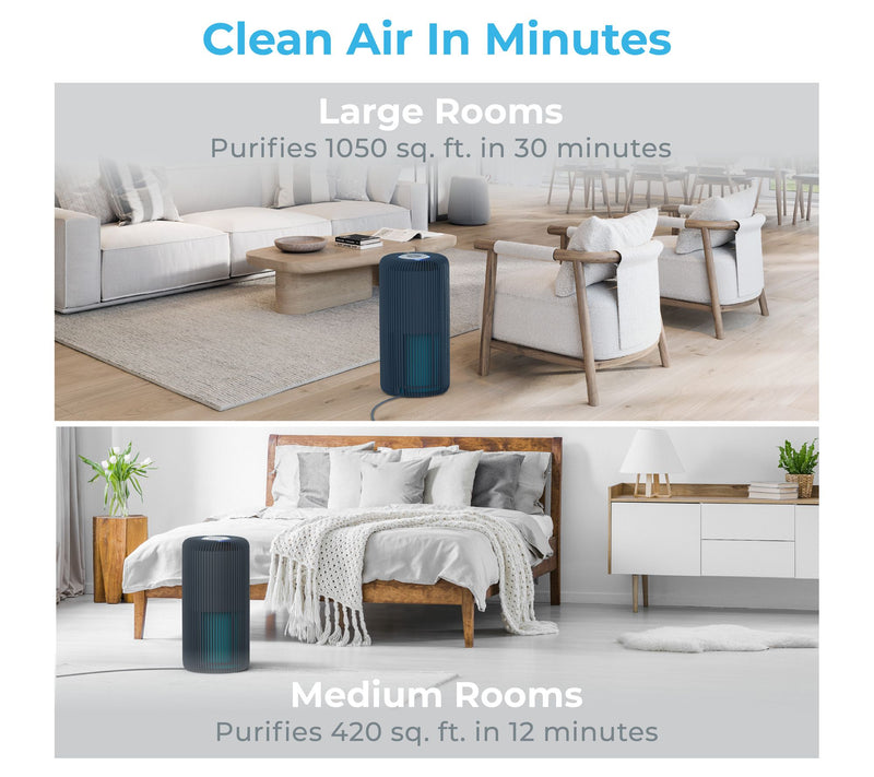 Pure Enrichment Smart 5-in-1 True HEPA Air Purifier w/ UV-C — View 7