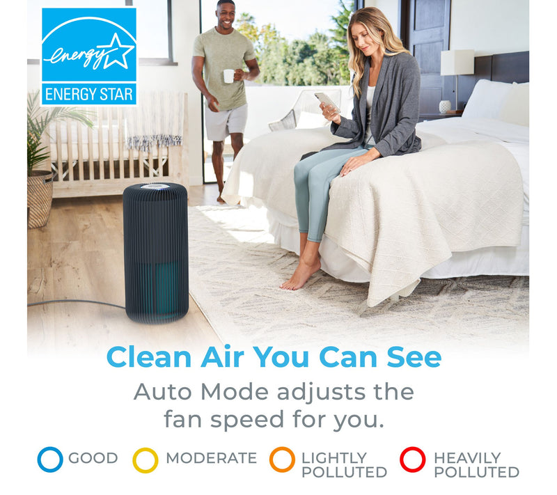 Pure Enrichment Smart 5-in-1 True HEPA Air Purifier w/ UV-C — View 9