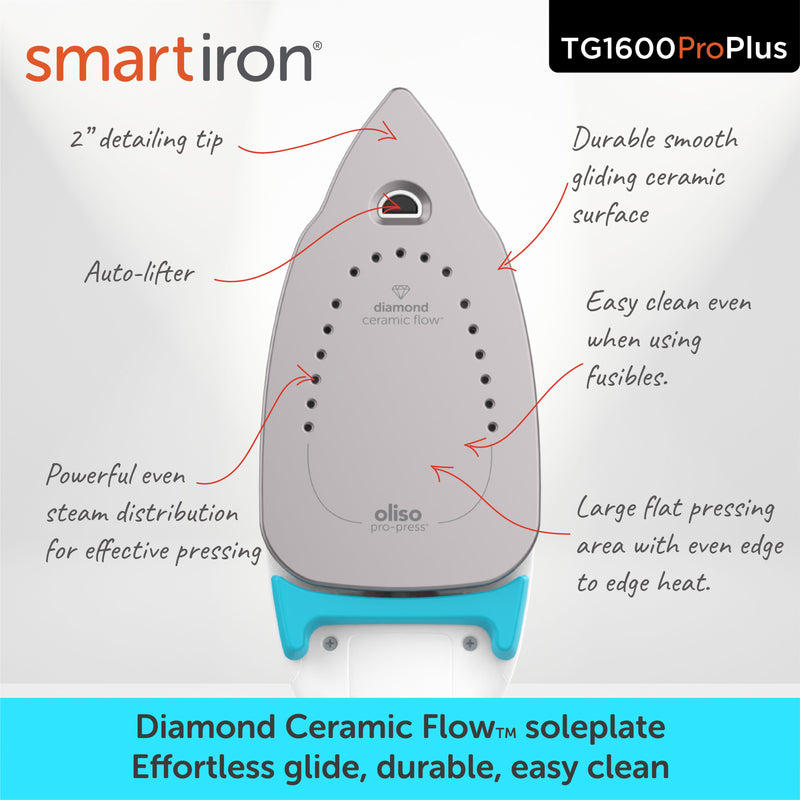 OLISO TG-1600 Proplus Steam Smart Iron — View 12