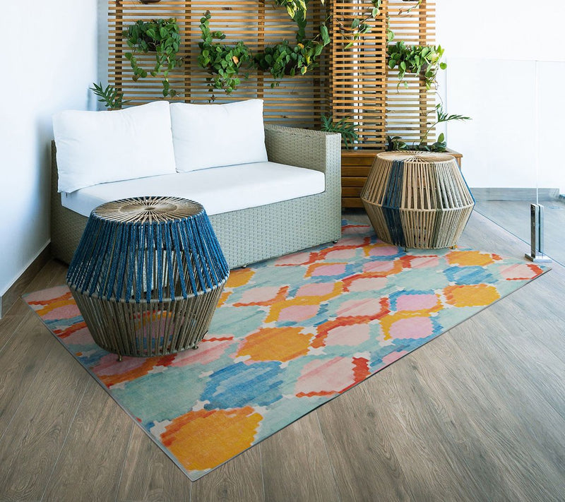 Linon Home Decor Conway 3' X 5'  Indoor/Outdoor Washable Rug — Main view