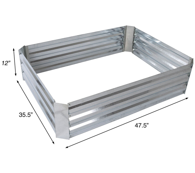 Pure Garden Freestanding Adjustable Raised Garden Bed — View 4