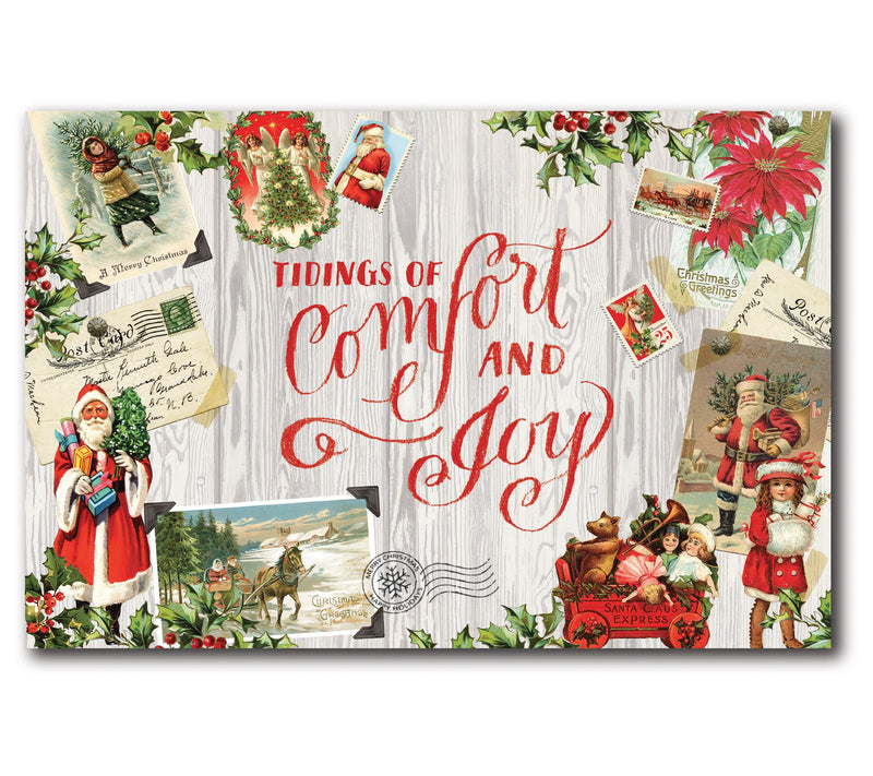 Courtside Market Xmas Collage I 12x18 Canvas Wa ll Art — Main view