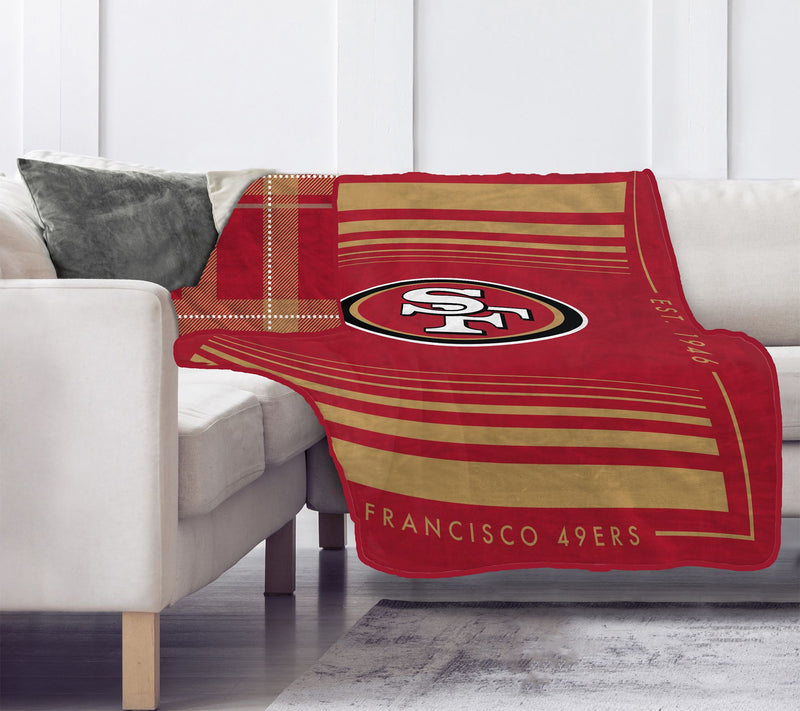 NFL 60"x70" Double Sided Throw By Pegasus Sports — View 2