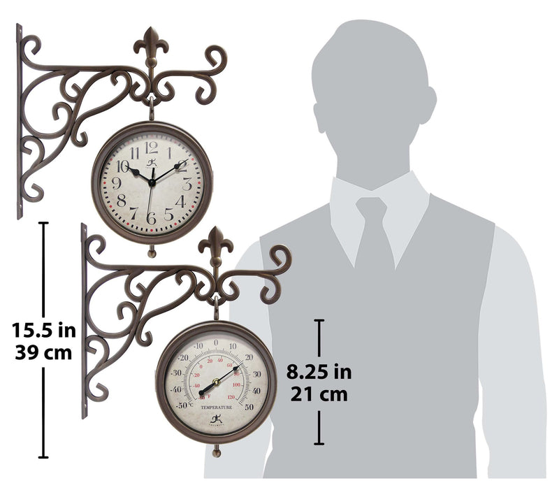 Infinity Instruments Beauregard I/O Wall Clock/Thermometer — View 7