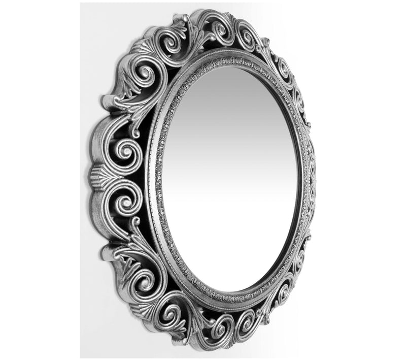 Infinity Instruments Antique-Look Silver Wall M irror, 22.5" — View 4