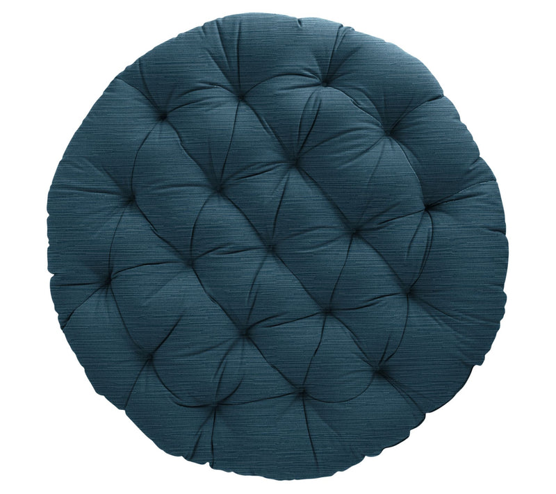 Sorra Home 48 in Round Velvet Papasan Cushion — Main view