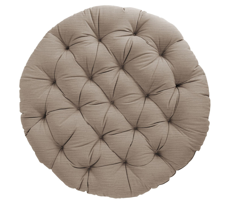 Sorra Home 48 in Round Velvet Papasan Cushion — View 11