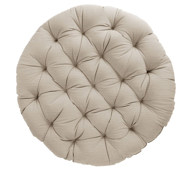 Sorra Home 48 in Round Velvet Papasan Cushion — View 5