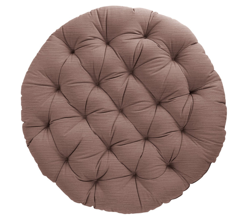 Sorra Home 44 in Round Velvet Papasan Cushion — View 13