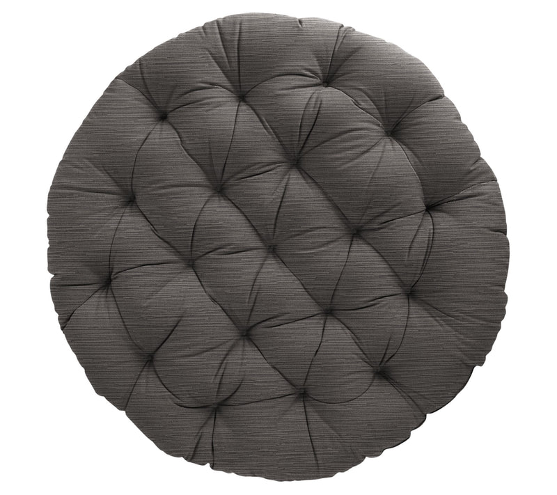 Sorra Home 44 in Round Velvet Papasan Cushion — View 15