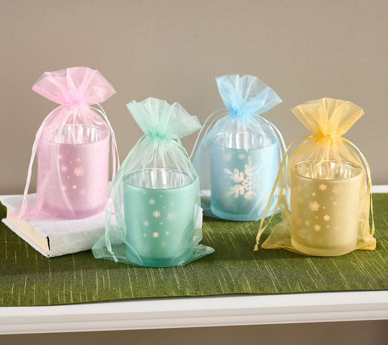 Set of 4 Illuminated Votives with Scene by Valerie — View 2