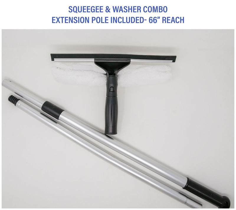 Don Aslett's Combo Squeegee Window Set w/ Extension — View 6