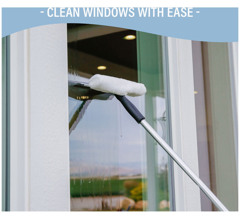 Don Aslett's Combo Squeegee Window Set w/ Extension — View 4