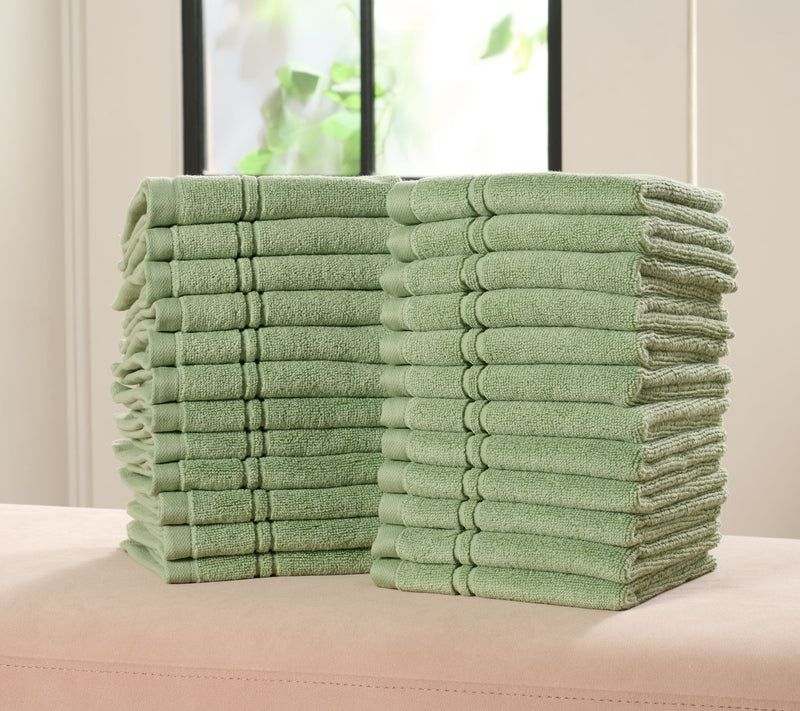 Home Reflections 100% Cotton 24-pc Washcloths — View 3