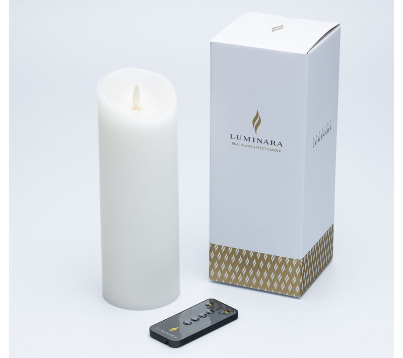 Luminara 8.5" Tall Unscented Flameless Candle with Remote — View 10