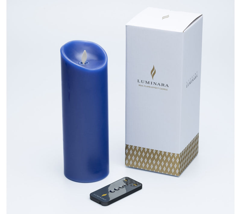 Luminara 8.5" Tall Unscented Flameless Candle with Remote — View 12