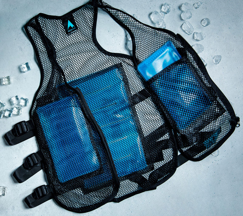 AlphaCool Frost y Mesh Ice Vest with Replaceme nt Ice Packs — View 6