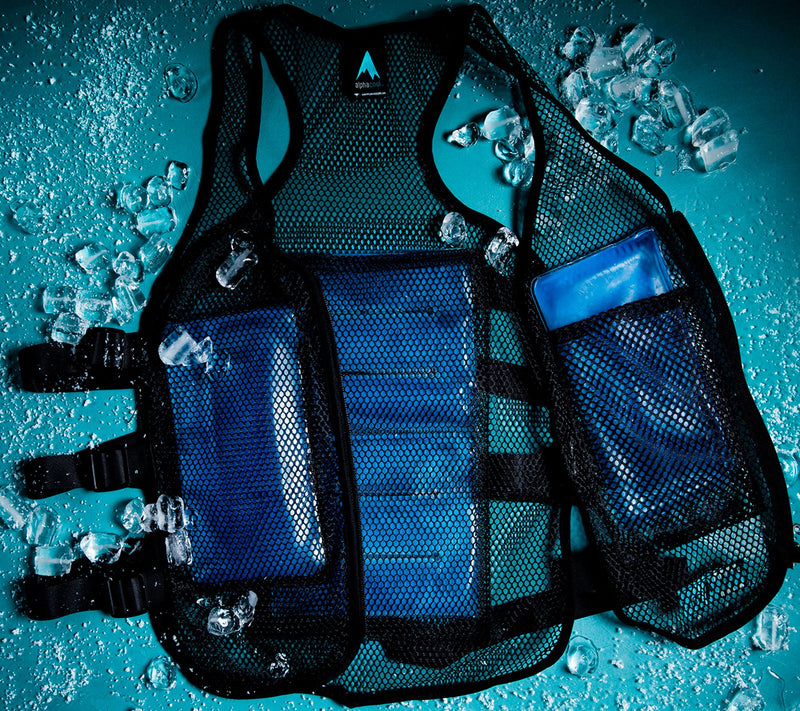 AlphaCool Frost y Mesh Ice Vest with Replaceme nt Ice Packs — View 4