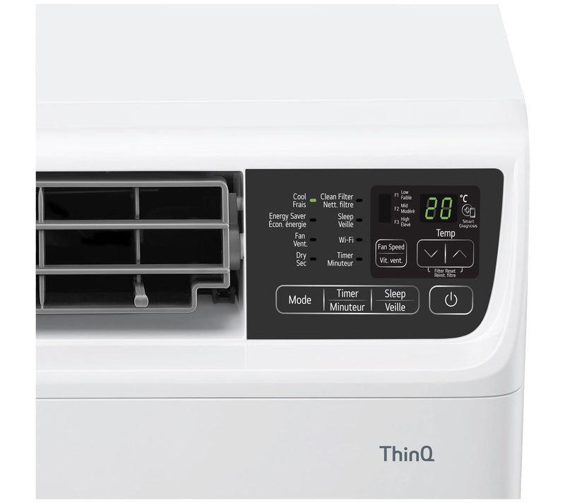 LG 14,000 BTU Smart Wi-Fi Enabled Window Air Conditioner — View 9